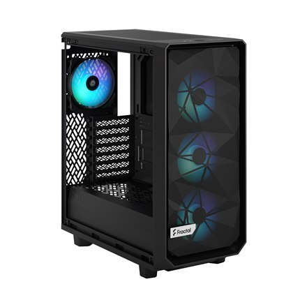 Fractal Design | Meshify 2 Compact Lite RGB | Side window | Black TG Light | Mid-Tower | Power supply included No | ATX