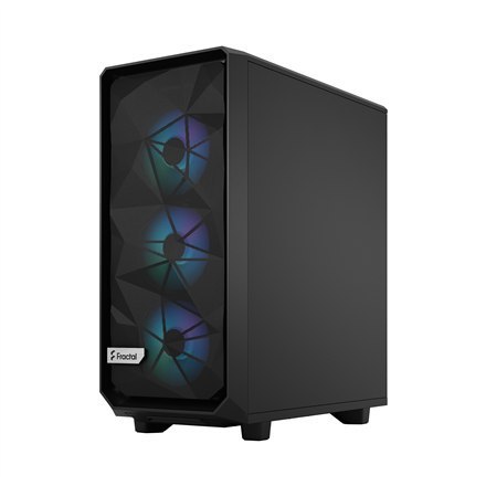 Fractal Design | Meshify 2 Compact Lite RGB | Side window | Black TG Light | Mid-Tower | Power supply included No | ATX
