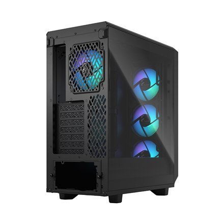 Fractal Design | Meshify 2 Compact Lite RGB | Side window | Black TG Light | Mid-Tower | Power supply included No | ATX