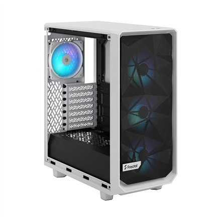 Fractal Design | Meshify 2 Compact RGB | Side window | White TG Clear | Mid-Tower | Power supply included No | ATX