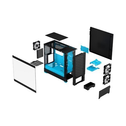 Fractal Design | Pop Air RGB | Okno boczne | Cyan Core TG Clear Tint | ATX, mATX, Mini ITX | Zasilacz w zestawie Nie | ATX Fractal Design | Pop Air RGB | Okno boczne | Cyan Core TG Clear Tint | ATX, mATX, Mini ITX | Zasilacz w zestawie Nie | ATX