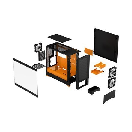 Fractal Design | Pop Air RGB | Side window | Orange Core TG Clear Tint | ATX, mATX, Mini ITX | Power supply included No | ATX Fractal Design | Pop Air RGB | Side window | Orange Core TG Clear Tint | ATX, mATX, Mini ITX | Power supply included No | ATX