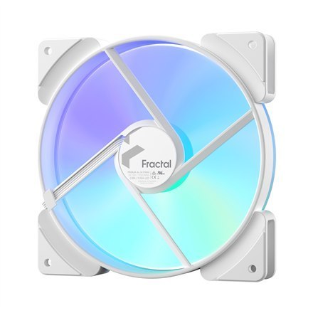Fractal Design | Prisma AL-14 PWM | Biały | Wentylator ARGB