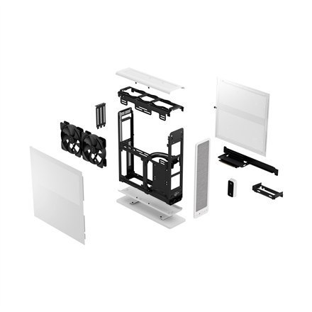 Fractal Design | Ridge | FD-C-RID1N-02 | Side window | White | Mini ITX | Power supply included No | SFX, SFX-L