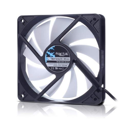 Fractal Design | Silent Series R3 120 mm | Black, White | Fan Fractal Design | Silent Series R3 120 mm | Black, White | Fan