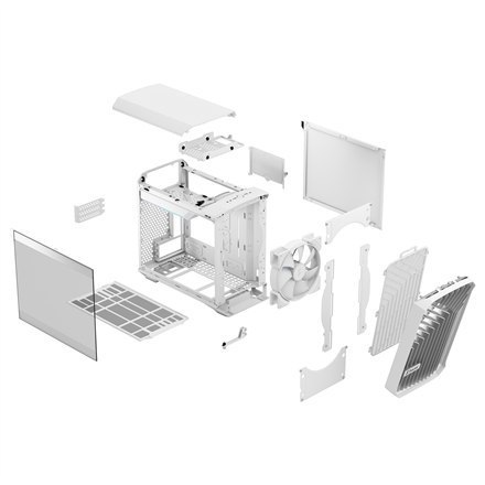 Fractal Design | Torrent Nano RGB White TG clear tint | Side window | White TG clear tint | Power supply included No | ATX Fractal Design | Torrent Nano RGB White TG clear tint | Side window | White TG clear tint | Power supply included No | ATX