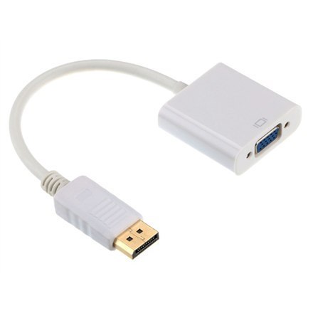 Gembird 15 pin HD D-Sub (HD-15) | Female | 20 pin DisplayPort | Male | White | 0.15 m Gembird 15 pin HD D-Sub (HD-15) | Female | 20 pin DisplayPort | Male | White | 0.15 m
