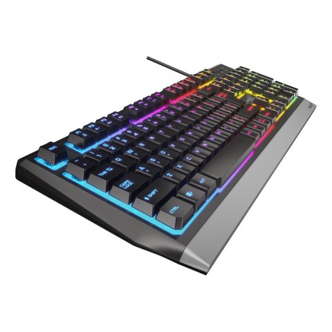 Genesis | Rhod 300 RGB | Klawiatura dla graczy | Podświetlenie LED RGB | USA | Czarna | Przewodowa | 1,75 m Genesis | Rhod 300 RGB | Klawiatura dla graczy | Podświetlenie LED RGB | USA | Czarna | Przewodowa | 1,75 m