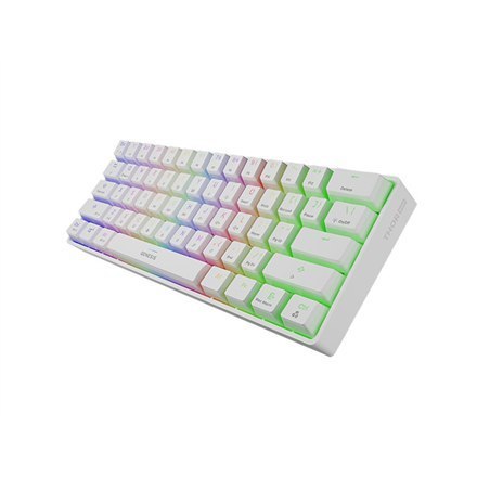 Genesis | THOR 660 RGB | Klawiatura dla graczy | Podświetlenie LED RGB | USA | Biała | Bezprzewodowa / Przewodowa | 1,5 m | Gate Genesis | THOR 660 RGB | Klawiatura dla graczy | Podświetlenie LED RGB | USA | Biała | Bezprzewodowa / Przewodowa | 1,5 m | Gate