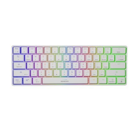 Genesis | THOR 660 RGB | Mechaniczna klawiatura dla graczy | Podświetlenie LED RGB | USA | Biała | Bezprzewodowa | Bluetooth | U Genesis | THOR 660 RGB | Mechaniczna klawiatura dla graczy | Podświetlenie LED RGB | USA | Biała | Bezprzewodowa | Bluetooth | U