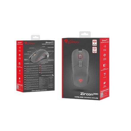 Genesis ZIRCON 330 Wireless, Gaming Mouse, Black Genesis ZIRCON 330 Wireless, Gaming Mouse, Black