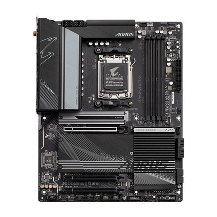 Gigabyte | X670 AORUS ELITE AX 1.0A M/B | Processor family AMD | Processor socket AM5 | DDR5 DIMM | Memory slots 4 | Supported h Gigabyte | X670 AORUS ELITE AX 1.0A M/B | Processor family AMD | Processor socket AM5 | DDR5 DIMM | Memory slots 4 | Supported h