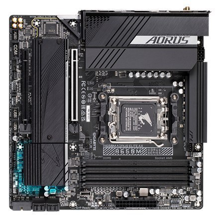 Gigabyte | B650M AORUS ELITE AX 1.0 M/B | Processor family AMD | Processor socket AM5 | DDR5 DIMM | Memory slots 4 | Supported h
