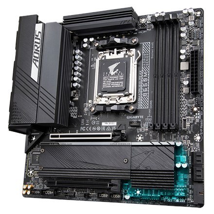 Gigabyte | B650M AORUS ELITE AX 1.0 M/B | Processor family AMD | Processor socket AM5 | DDR5 DIMM | Memory slots 4 | Supported h