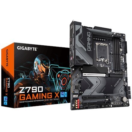 Gigabyte | Z790 GAMING X 1.0 M/B | Processor family Intel | Processor socket LGA1700 | DDR5 DIMM | Memory slots 4 | Supported h Gigabyte | Z790 GAMING X 1.0 M/B | Processor family Intel | Processor socket LGA1700 | DDR5 DIMM | Memory slots 4 | Supported h