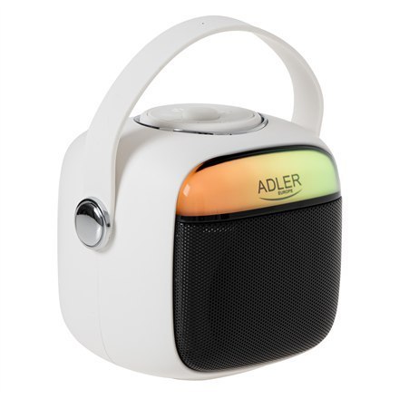 Głośnik karaoke z mikrofonem | AD 1199W | Bluetooth | Biały | Przenośny | Połączenie bezprzewodowe Głośnik karaoke z mikrofonem | AD 1199W | Bluetooth | Biały | Przenośny | Połączenie bezprzewodowe