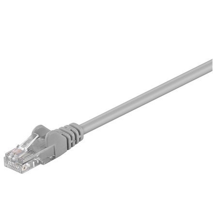 Goobay | CAT 5e | Kabel sieciowy | Skrętka nieekranowana (UTP) | Męski | RJ-45 | Męski | RJ-45 | Szary | 5 m Goobay | CAT 5e | Kabel sieciowy | Skrętka nieekranowana (UTP) | Męski | RJ-45 | Męski | RJ-45 | Szary | 5 m