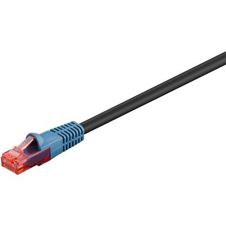 Goobay | CAT 6 Outdoor-patch cable U/UTP | 94389 | 15 m | Black | Prewired, unshielded LAN cable with RJ45 plugs for connecting Goobay | CAT 6 Outdoor-patch cable U/UTP | 94389 | 15 m | Black | Prewired, unshielded LAN cable with RJ45 plugs for connecting