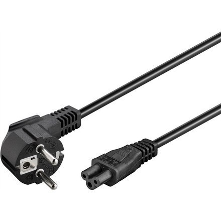 Goobay | Kabel zasilający | Zasilanie IEC 60320 C5 | Zasilanie CEE 7/7 | 1,8 m | Czarny Goobay | Kabel zasilający | Zasilanie IEC 60320 C5 | Zasilanie CEE 7/7 | 1,8 m | Czarny