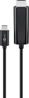 Goobay | Male | 19 pin HDMI Type A | Male | Black | 24 pin USB-C | 1.8 m Goobay | Male | 19 pin HDMI Type A | Male | Black | 24 pin USB-C | 1.8 m