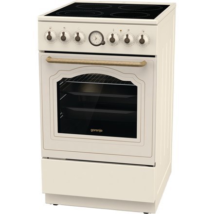 Gorenje | Cooker | GECS5B70CLI | Hob type Vitroceramic | Oven type Electric | Beige | Width 50 cm | Depth 59.4 cm | 70 L Gorenje | Cooker | GECS5B70CLI | Hob type Vitroceramic | Oven type Electric | Beige | Width 50 cm | Depth 59.4 cm | 70 L