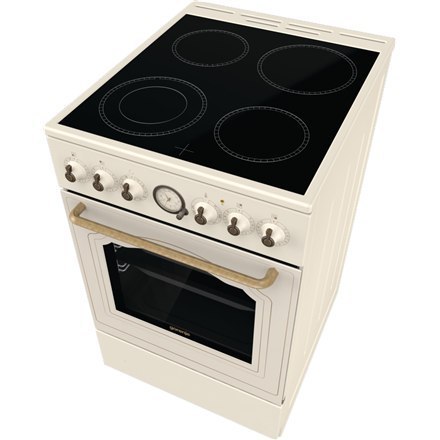 Gorenje | Cooker | GECS5B70CLI | Hob type Vitroceramic | Oven type Electric | Beige | Width 50 cm | Depth 59.4 cm | 70 L Gorenje | Cooker | GECS5B70CLI | Hob type Vitroceramic | Oven type Electric | Beige | Width 50 cm | Depth 59.4 cm | 70 L