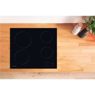 INDESIT | AAR 160 C | Hob | Vitroceramic | Number of burners/cooking zones 4 | Touch | Timer | Black