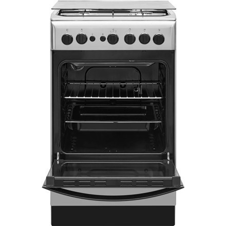 INDESIT Cooker | IS5G1PMX/E/1 | Hob type Gas | Oven type Gas | Stainless steel | Width 50 cm | Grilling | Depth 60 cm | 59 L INDESIT Cooker | IS5G1PMX/E/1 | Hob type Gas | Oven type Gas | Stainless steel | Width 50 cm | Grilling | Depth 60 cm | 59 L