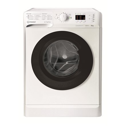 INDESIT | MTWSA 61294 WK EE | Washing machine | Energy efficiency class C | Front loading | Washing capacity 6 kg | 1151 RPM | D INDESIT | MTWSA 61294 WK EE | Washing machine | Energy efficiency class C | Front loading | Washing capacity 6 kg | 1151 RPM | D