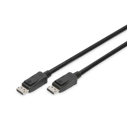 Kabel Digitus | DisplayPort | Męski | 20 pin DisplayPort | Męski | Czarny | 20 pin DisplayPort | 3 m Kabel Digitus | DisplayPort | Męski | 20 pin DisplayPort | Męski | Czarny | 20 pin DisplayPort | 3 m