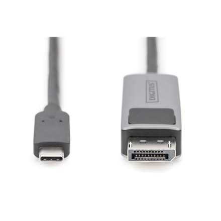 Kabel przejściowy Digitus USB-C - DisplayPort | Męski | 24-pinowy USB-C | Męski | Czarny | 20-pinowy DisplayPort | 2 m Kabel przejściowy Digitus USB-C - DisplayPort | Męski | 24-pinowy USB-C | Męski | Czarny | 20-pinowy DisplayPort | 2 m