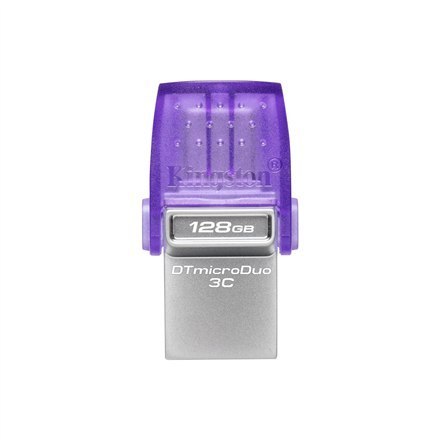 Kingston | DataTraveler | DT Micro Duo 3C | 128 GB | USB Type-C and Type-A | Purple Kingston | DataTraveler | DT Micro Duo 3C | 128 GB | USB Type-C and Type-A | Purple