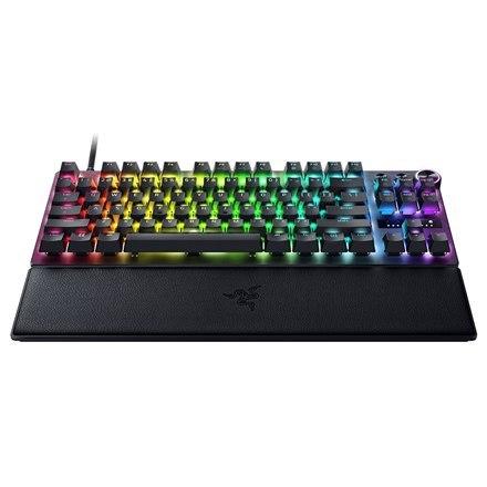 Klawiatura do gier Razer Huntsman V3 Pro Tenkeyless z technologią Analog Optical - przewodowa, układ US, kolor czarny Klawiatura do gier Razer Huntsman V3 Pro Tenkeyless z technologią Analog Optical - przewodowa, układ US, kolor czarny