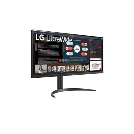 LG 34WP550-B 34" Monitor | IPS | UltraWide | Full HD | 21:9 | 5ms | 200 cd/m² | Czarny | Wyjście na słuchawki | 2x HDMI | 75Hz LG 34WP550-B 34" Monitor | IPS | UltraWide | Full HD | 21:9 | 5ms | 200 cd/m² | Czarny | Wyjście na słuchawki | 2x HDMI | 75Hz