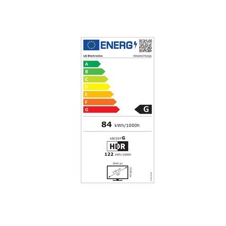 LG | Smart TV | 55NANO763QA | 55" | 139 cm | 4K UHD (2160p) | webOS | LG ThinQ AI LG | Smart TV | 55NANO763QA | 55" | 139 cm | 4K UHD (2160p) | webOS | LG ThinQ AI
