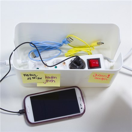 Logilink | Cable management box | White Logilink | Cable management box | White