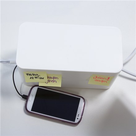 Logilink | Cable management box | White Logilink | Cable management box | White