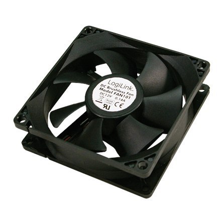 Logilink | FAN103 | Czarny | Wentylator obudowy Logilink | FAN103 | Czarny | Wentylator obudowy