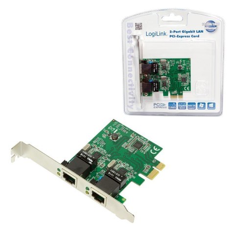 Logilink | Network adapter | Ethernet | Fast Ethernet | Gigabit Ethernet | PCI Express 2.0