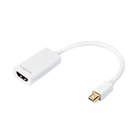 Logilink Video adapter | 19 pin HDMI Type A | Female | Mini DisplayPort | Male | White | 0.1 m Logilink Video adapter | 19 pin HDMI Type A | Female | Mini DisplayPort | Male | White | 0.1 m