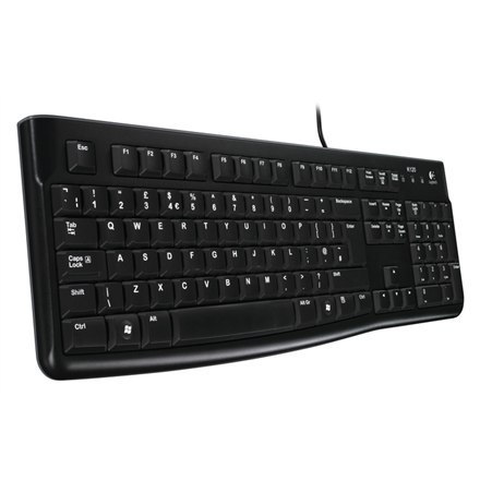 Logitech | K120, US | Standard | Przewodowa | US | 1.5 m | Czarna | Port USB | US International | 550 g Logitech | K120, US | Standard | Przewodowa | US | 1.5 m | Czarna | Port USB | US International | 550 g