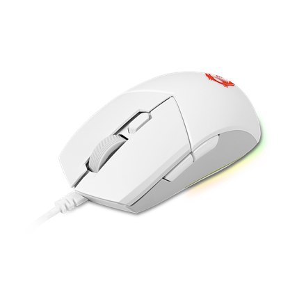 MSI | Clutch GM11 | Optyczna | Mysz dla graczy | Biała | Tak MSI | Clutch GM11 | Optyczna | Mysz dla graczy | Biała | Tak