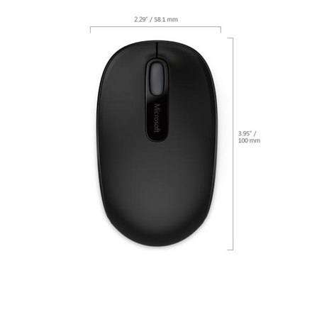Microsoft | Wireless Mouse | Wireless Mobile Mouse 1850 | Black | 3 years warranty year(s) Microsoft | Wireless Mouse | Wireless Mobile Mouse 1850 | Black | 3 years warranty year(s)