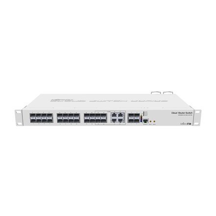 MikroTik | Cloud Router Switch CRS328-4C-20S-4S+RM | SFP ports quantity 20 | 12 month(s) | Rackmountable | 1 Gbps (RJ-45) ports MikroTik | Cloud Router Switch CRS328-4C-20S-4S+RM | SFP ports quantity 20 | 12 month(s) | Rackmountable | 1 Gbps (RJ-45) ports