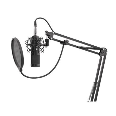 Mikrofon do gier Genesis Radium 300 Czarny przewodowy Mikrofon do gier Genesis Radium 300 Czarny przewodowy