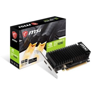 MSI | GeForce GT 1030 2GHD4 LP OC | NVIDIA | 2 GB | GeForce GT 1030 | DDR4 | Ilość portów HDMI 1 | PCI Express 3.0 x16 (wykorzys