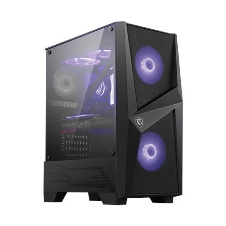 MSI MAG FORGE 100M PC Case, Mid-Tower, USB 3.2, Black MSI | MAG FORGE 100M | Black | ATX | Power supply included No MSI MAG FORGE 100M PC Case, Mid-Tower, USB 3.2, Black MSI | MAG FORGE 100M | Black | ATX | Power supply included No