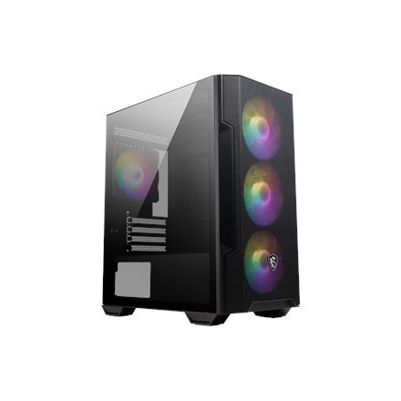 MSI MAG FORGE M100R Side window Black Micro ATX Tower Power supply included No MSI MAG FORGE M100R Side window Black Micro ATX Tower Power supply included No