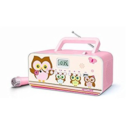 Muse | M-29KP | Przenośny radio odtwarzacz CD/MP3 z USB | 30 W | Różowy/Obraz Muse | M-29KP | Przenośny radio odtwarzacz CD/MP3 z USB | 30 W | Różowy/Obraz