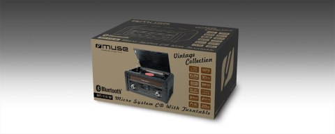 Muse | MT-115W | Turntable micro system | USB port | AUX in | CD player | FM radio | Wireless connection Muse | MT-115W | Turntable micro system | USB port | AUX in | CD player | FM radio | Wireless connection